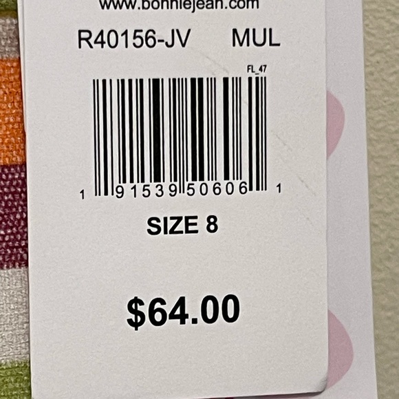 BONNIE JEAN Multi Striped Flare Jumpsuit - Picture 4 of 10